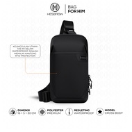 Men's Sling Bag HESBROW Aegis Sling Bag Crossbody Premium Polyester Material