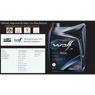 WOLF 5W40 Fully Synthetic Engine Oil (5L or 1L) Made in Belgium - BMW Mercedes Fiat Porsche Renault 