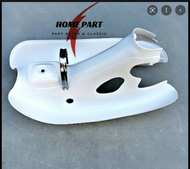 SAYAP +BANDO KAP TEBENG DEK PUTIH HONDA C70 C700 C700 PISPOT SET TUTUP FILTER PNP/presisi BAHAN TEBA