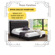 (Single/Queen/King) PVC Katil Divan Queen Murah Katil Divan King Size Katil Queen Bed divan queen bed frame