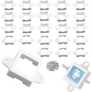 Light Clips Mounting Brackets for Govee Outdoor Lights Compatible with Govee H705/H805 Series White（