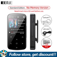 BENJIE M9บลูทูธ5.2 MP3 Mini กลับการออกแบบคลิปเครื่องเล่นเพลงกีฬาหน้าจอสัมผัส1.54นิ้วอินเทอร์เฟซ Type