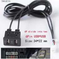 6 Pin USB Port 6-pin Connector Practical And Reliable Auto USB Connector