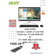 Acer Aspire C241851-1340W11T 23.8" FHD Touch All-In-One Desktop PC