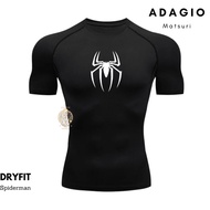 DRYFIT SPIDERMAN COMPRESSION SPORTS T-SHIRT/ SPIDERMAN SPORTS T-SHIRT/ DRYFIT SPIDERMAN T-SHIRT/ SPI