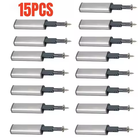 10/15 Pack Magnetic Push Latches for Cabinets Push to Open Cabinet Hardware Push Touch Latch Kitchen