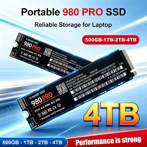 M.2 NVMe SSD 980 PRO PCIe 4.0 X4 TLC 3D NAND 2280 Internal Drive 500GB 1TB 2TB 4TB for Laptop Deskto