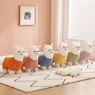 Low Low Low Style Alpaca Stool Influencer Lamb Stool Animal Stool Household Living Room Decoration S