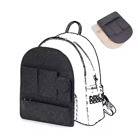Felt Inner Liner Expand Storage Space Upgrade Accessories For MCM Backpack Travel School Bag Organiz
