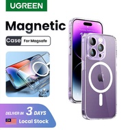 UGREEN Magnetic Magsafe Crystal Transparent Series Mobile Phone Case Casing iPhone Compatible with Apple for iPhone 14 iPhone 14 Max iPhone 14 Pro iPhone 14 Pro Max iPhone 13