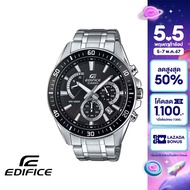 CASIO นาฬิกาข้อมือผู้ชาย EDIFICE รุ่น EFR-552D-1AVUDF วัสดุสเตนเลสสตีล สีดำ