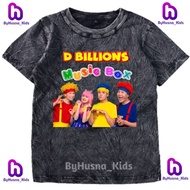 WASHED CHILDREN'S T-SHIRTS, CHILDREN'S CLOTHES, D BILLIONS, UNISEX CHILDREN, GIRLS, BOYS, TODDLERS