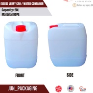 [SECOND HAND] 20L JERRY CAN| HDPE WATER CONTAINER