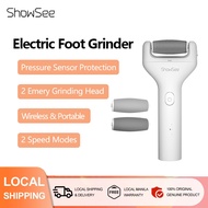 Showsee Electric Foot File Vacuum Callus Remover Dry Dead Pedicure Tool Foot Grinder Foot Care 修脚器