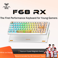 AULA | AULA F68 RX Wired Magnetic Gaming Keyboard 8000Hz Polling 0.001mm RT Accuracy 68 Keys 256K Sc
