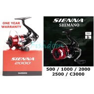100% ORIGINAL SHIMANO SIENNA FG JAPAN BRAND SPINNING FISHING REEL 500 / 1000 / 2000 / 2500 / C3000 /