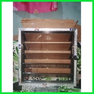 ◱ jalousy window brown glass