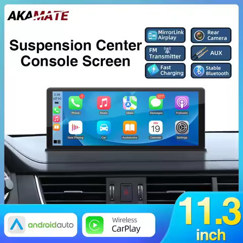 11.3 Inch Fully Fitted Screen Suspension Center Console Display CarPlay Android Auto Support Bluetoo