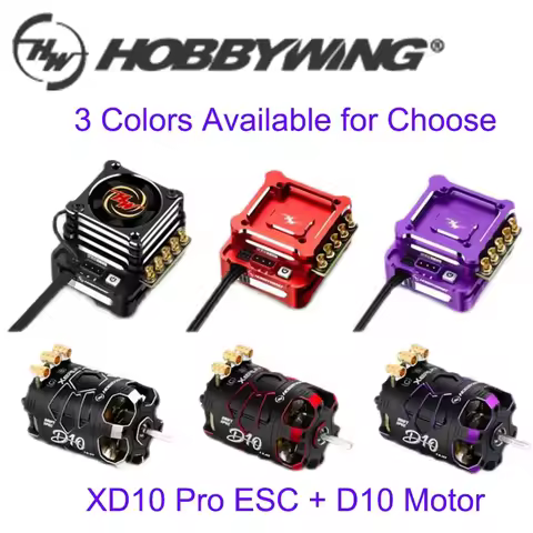 HobbyWing XeRun D10 Brushless Sensored Motor for 1/10 RC Drift Car