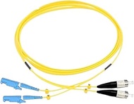 HAIZHI Duplex Fiber Optic Patch Cable E2000-FC/A, Length 1m to 50m, 9/125um(E2000-FCA 50m 1pc)