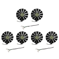 6x DC12V 95MM T129215SM Video Card Cooler Image Card Cooling Fan for ASUS STRIX RX470 RX570 RX580 GTX 1050Ti GTX1070TI