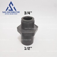 3/ 4 x 1/2" inch AW Socket 3/ SDL 4 x 1/2" inch PVC 3/ Valve Socket 4 x 1/2" PVC