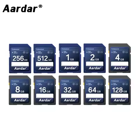Aardar 256MB 512MB 1GB 2GB SD Memory Card U1 Class 10 UHS-I Stable Performance Camera Memory Card