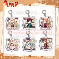 HETALIA ver TEM anime chibi mica keychain in unique, lovely acrylic