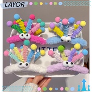 LAYORSG Hair Claw, Plush Cartoon Hair Claw Clip, Furry Headwear Cute Shark Clip Headdress Women Claw