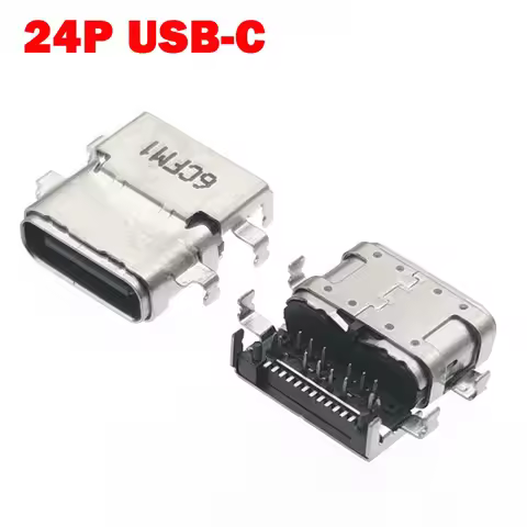 Original USB Type C Charging Connector For Lenovo ThinkPad E490 E495 E590 E595 USB3.1 Power Data Por