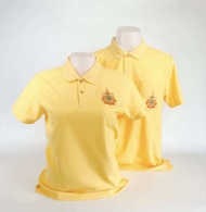 เสื้อโปโลสีเสื้อ ปักตราสัญลักษณ์ 72 พรรษา