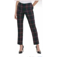 T*hilfiger Women's Plaid Straight Pants - Fit Pants