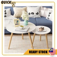 QuickBuy E5123 Nordic Style Coffee Table Side Table Table for Living Hall for Café Furniture for AirBnB for Office