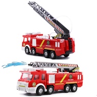 sale Spray Water Guns Toy Truck Firetruck Juguetes Fireman Fires Truck Vehicles Car Music Light Cool