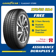 [INSTALLATION/ PICKUP] Goodyear 175/65R14 Assurance Duraplus 2 Tire (Worry Free Assurance) - Vios / Brio / Kia Picanto [E-Ticket]