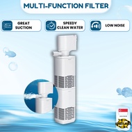 YEE Tank Filter 3 in 1, Aquarium Filter Box With Aeration Pump, Fish Filter Pump, Aquarium Cleaner, 