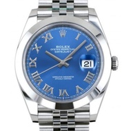 DATEJUST 41MM 126300 Blue Roman Dial Stainless Steel Jubilee 2020 New