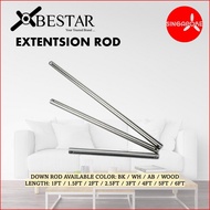 Bestar Accessories Rod 1FT / 2FT / 3FT / 4FT / 5FT / 6FT