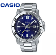 K.LI/นาฬิกาผู้ชาย Casio รุ่น MTP-VD01D สายแสตนเลส สีเงิน MTP-VD01D-1B (ดําเลข) MTP-VD01D-1E (ดําขีด)