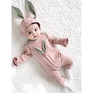 Baby Clothes Thin Velvet Baby Jumpsuit Girls Clothes Spring Clothes Autumn Two 0-3 Months 6 Five 4 S