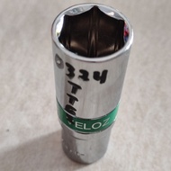 MATA Long Shock Socket Wrench 19mm 19 mm 1/ 2" 6 PT Veloz