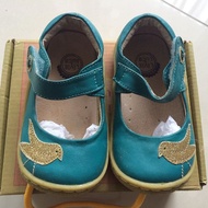 Livie n Luca PioPio Turquoise children's shoes size US 6 green (w/ box) / 5.5 inch / 139 cm