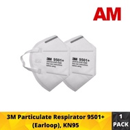 3M Particulate Respirator 9501+ (Earloop), KN95 (Pack of 2 Pieces)