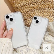 SAMSUNG A06 NEW SOFTCASE SILICON MELTING WAVY CLEAR