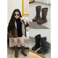 High boots, thigh boots for girls in soft leather, new fashion model in 2026 (B8103)