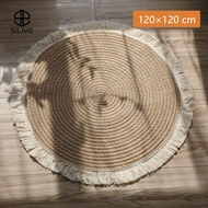 Silive Shop พรมฝ้าย ขนาด 80/120/150/180 พรมปูพื้น พรมมินิมอล พรมปูพื้นห้อง สไตล์เกาหลี #GD-A21