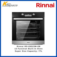 Rinnai RO-E6523M-EB 13 Function Built-In Oven Super Size Capacity: 77L