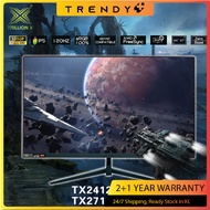 TrillionX TX27120FIFG 27'' IPS Bezeless Flat  Gaming Monitor 120Hz AMD FreeSync G-Sync Compatible 10