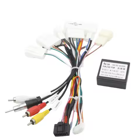16Pin CANBUS Wiring Kit for Toyota Alphard/Estima (2003-2008) - Android Head Unit Power Cable & Deco