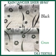 Kain Langsir lace 58/60' belum Jahit (1meter)